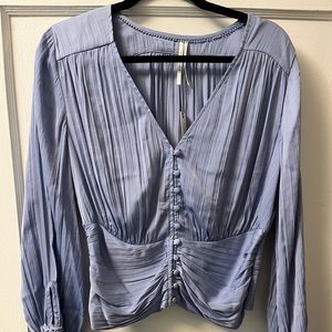 Anthropologie puff sleeve blouse